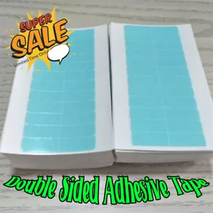 100PCS 10Sheets Double Sided Adhesive Tape Hair Extensions Replacement Tool Tabs - Picture 1 of 11