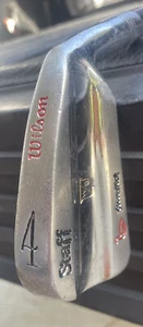 Wilson Staff Gooseneck Iron Set 4 Iron Steel Right Handed S300 Stiff Flex - Picture 1 of 6