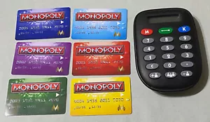2011 Monopoly Electronic Banking Unit & 6 cards, Black - TESTED WORKS - Picture 1 of 1