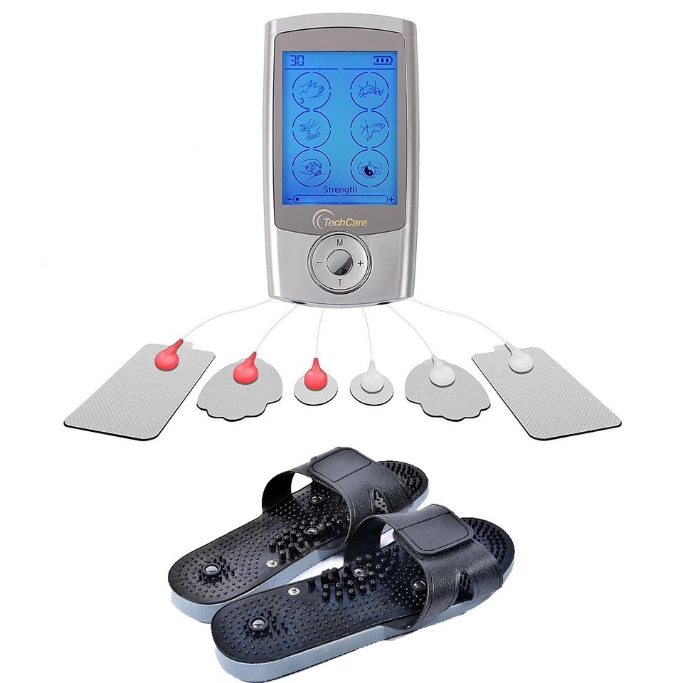 Tens Unit Electrotherapy Pulse Massager Device Rechargeable Pain Relief Machine - Image 1 of 4