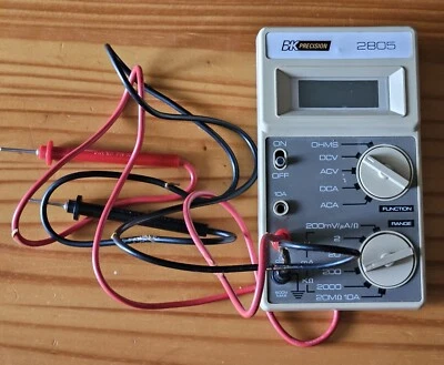 MULTÍMETRO DIGITAL BK PRECISION 2805 Probado Enciende VF9 Foto 1 de 4