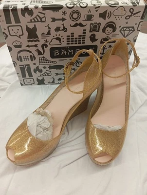 Zapatos Bambú Jovial -01 Dorado Talla 9 Foto 1 de 4