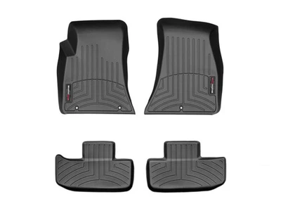 WeatherTech FloorLiner for 2017-2023 Dodge Challenger - 1st & 2nd Row, Black - Image 1 of 4