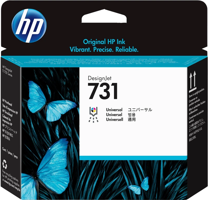 ORIGINAL HP Testina per stampa differenti colori P2V27A 731 - Immagine 1 di 1
