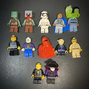LEGO Mini figure Lot Of 12 Star Wars Harry Potter Minecraft Marvel Mixed Lot - Picture 1 of 15