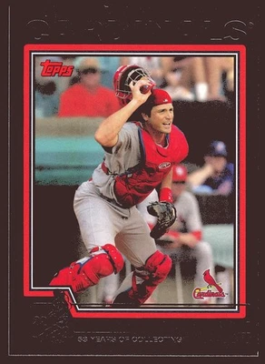 Mike Matheny St. Louis Cardinals 2004 Topps Black #6 SN /53 - Image 1 of 2