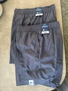 George Above The Knee Swim Shorts Grey Size Medium Lot Of 2 New - Picture 1 of 5