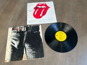 The Rolling Stones Sticky Fingers Vinyl LP With Real Zipper Cover 1974 COC 39105 - Picture 1 of 21