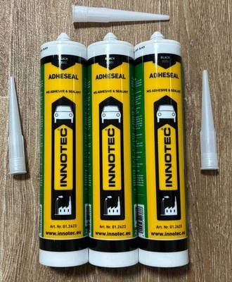 Innotec Adheseal schwarz Klebe- u. Dichtmasse Folienkleber Kleber 290 ml - Bild 1 von 2