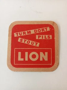Sous Bock : Brasserie du LION - TOURNAI Belgique / Coaster Bierdeckel Viltje - Picture 1 of 2