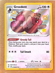 Greedent | SV100/SV122 Shiny Holo Rare | Shining Fates: Shiny Vault | NM - Picture 1 of 2