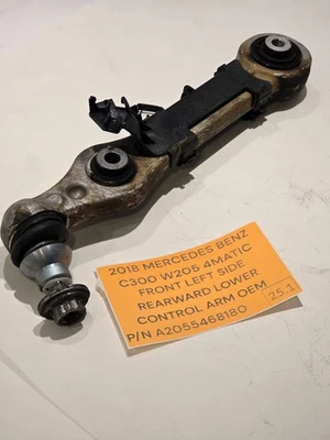15-21 MERCEDES-BENZ C300 W205 FRONT LEFT SIDE LOWER CONTROL ARM A2055468180 OEM - Image 1 of 4