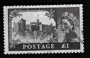 1959 Queen Elizabeth II Michel GB 338I Stamp Number GB 374 Yvert et Tellier GB 3 - Bild 1 von 1