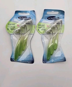 Noxzema Bikini Rasur & Trim Rasierer Rasierer EINGESTELLT - 2 Packungen mit 3 Rasierern pro Stück - Bild 1 von 3