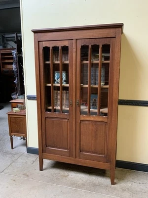Antiker Jugendstil Bücherschrank, Vitrine, Traumhaft - Lieferung möglich! - Bild 1 von 4
