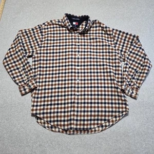 Camisa de franela Tommy Hilfiger para hombre XL a cuadros con botones - Imagen 1 de 7
