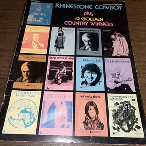 Rhinestone Cowboy Music Book Piano Vocal Chords 12 Golden Winners Sheet - Picture 1 of 5
