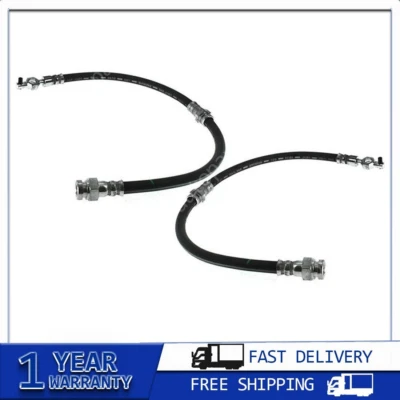 Manguera hidráulica de freno para Mazda B2000 1986~1987 2x piezas delanteras centradas Foto 1 de 4