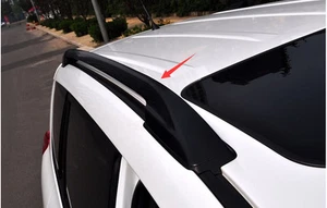 2 Barras de Techo Aluminio Negras Toyota RAV4 2006 2007 2008 2009 2010 2011 2012 - Bild 1 von 3