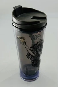 2009 Starbucks Siren Mermaid 16 oz Tall Travel Cup Smokey Gray Retired Beverage - Picture 1 of 12