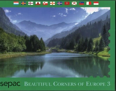 SEPAC 2011 Beautiful Corners of Europe 3 MNH Stamps x12 in Official Folder - Image 1 of 4