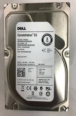 Dell ST2000NM0001 2TB 7.2K 6G SAS 3.5" Hard Drive - Image 1 of 2