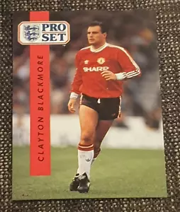 1990 Pro-Set EPL Clayton Blackmore Trading Card - Manchester United - Midfield - Bild 1 von 1
