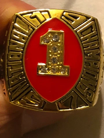 1997 NEBRASKA COMMEMORATIVE CHAMPIONSHIP RING SIZE 11 Cover