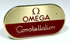Placa OMEGA CONSTELLATION De colección Pantalla Oro Acero Coaxial Cuarzo Maestro/ - Imagen 1 de 5