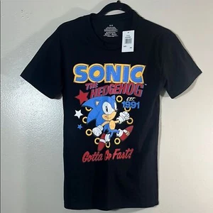 MAD Engine Sonic Black and Blue Short Sleeve Tee - Picture 1 of 6