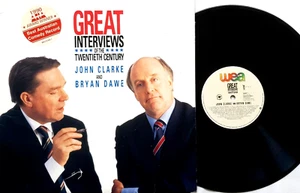 John Clarke & Bryan Dawe-Grandes entrevistas del siglo XX-LP 1990 - Imagen 1 de 3