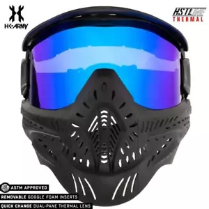 HK Army HSTL Paintball Brille Maske mit Anti-Beschlag Thermolinse - schwarze Eis Linse - Bild 1 von 8