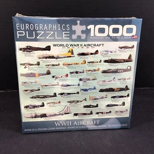 Eurographics 1000 Piece Military Puzzle WW II Aircraft Planes USA NEW - Picture 1 of 5
