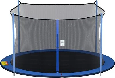 CLISELDA Trampoline Replacement Safety Enclosure Net for 12ft 13ft 14ft 15ft Round Frame