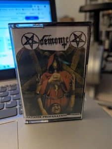 Demonic - Satanik Profanation Promo TAPE - Picture 1 of 2