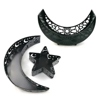 Eid Moon Star Serving Tray Dessert Storage Container Decor - Image 1 of 4