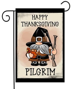 Happy Thanksgiving Pilger Gartenfahne * doppelseitig * Qualität - Bild 1 von 1