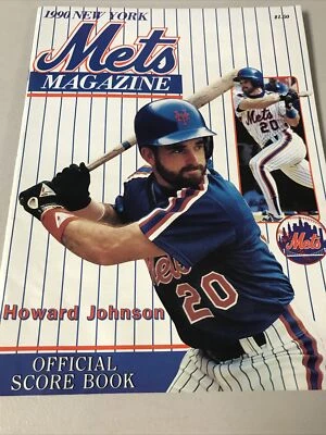 1990  NY Mets Official Score Book HO JO - Image 1 of 4