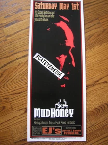 SPERRY-MUDHONEY-CONCERT POSTER-FILLMORE-PUNK -kozik-coop-COMIC ART-HEAVY METAL  - Picture 1 of 1