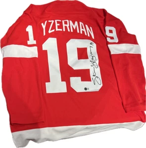 Steve Yzerman Autographed Red Wings Mitchell and Ness Jersey - Picture 1 of 1