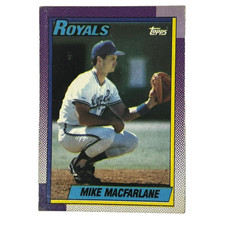 1990 Topps Mike Macfarlane Baseball Cards #202 ROYALS