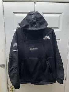 Size L - Supreme x The North Face Steep Tech Pullover Fleece Hoodie Black 2016 - Picture 1 of 12