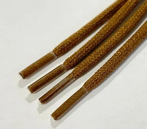 SADDLE Round Shoelaces Casual Oxfords Athletic Shoe Laces Boot Strings Bootlaces - Picture 1 of 5