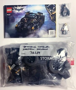 LEGO Batman Batmobile Tumbler Scarecrow Showdown 76239 COMPLETE w/ Minifigures - Picture 1 of 6