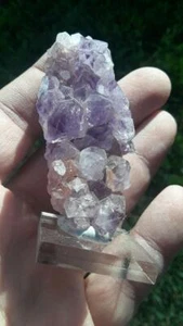 Amethyst Cluster mit leichten Citrin Einschlüssen - Brasilien - Bild 1 von 6