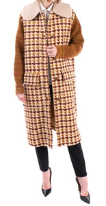 MISSONI Sleeve Sherpa Trim Tweed Coat Size IT40 S Wool Blend Knitted RRP £1,240 - Picture 1 of 16