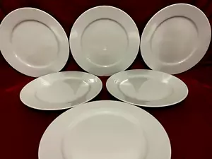 Ikea 365+ Susan Pryke Set Of 6 White Dinner Plates 10 1/2" Turkey - Picture 1 of 2
