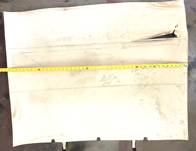 TECHO DE TECHO RÍGIDO ORIGINAL AUSTIN HEALEY, 100-6?4?3000? GRANDE, MARCO DE METAL, 50s60s, OEM Foto 1 de 3