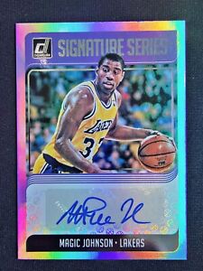 2018-19 Donruss Signature Series Magic Johnson Auto Los Angeles Lakers 