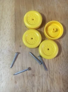 Passender Satz gelbe Kiefernholz Derby Lager Räder ALLE LEGAL BSA - Bild 1 von 3